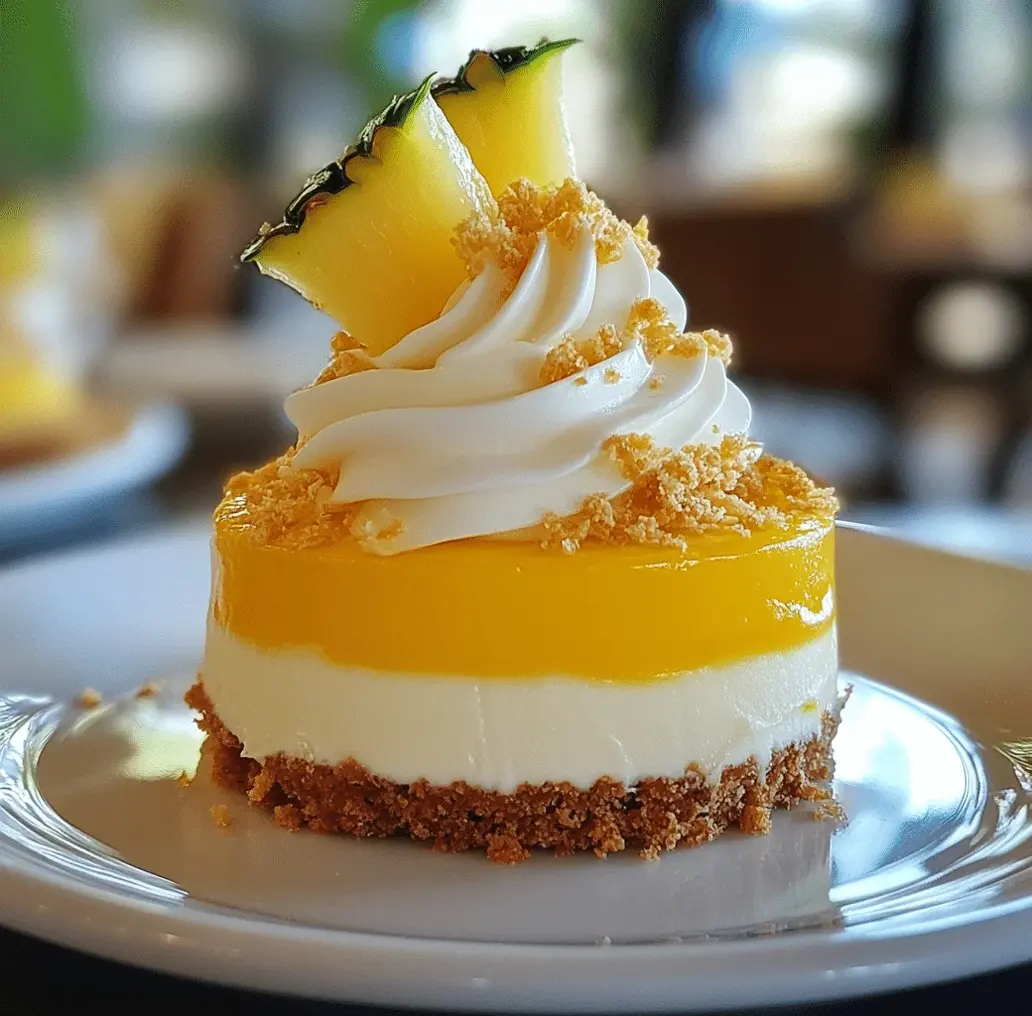 Fresh ingredients for Tropical Swirl Pineapple Cheesecake Bites