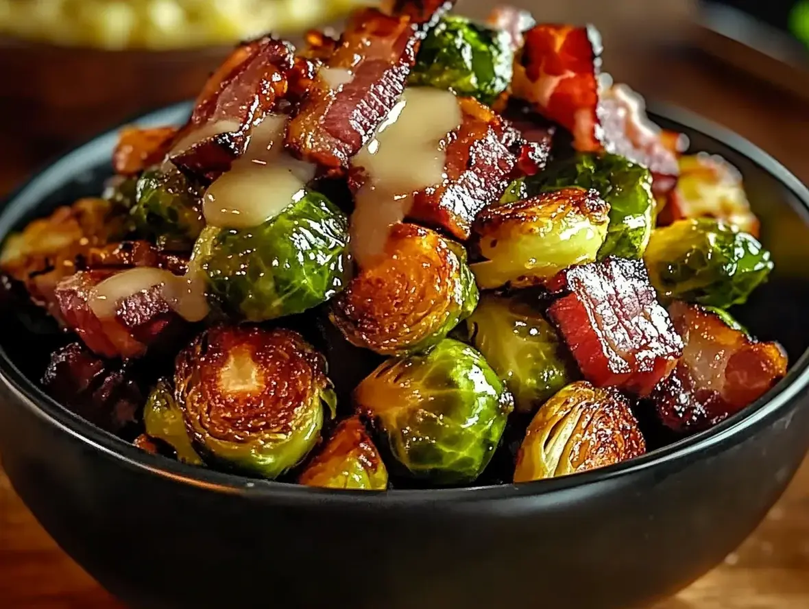 Delicious Honey Glazed Roasted Brussels Sprouts