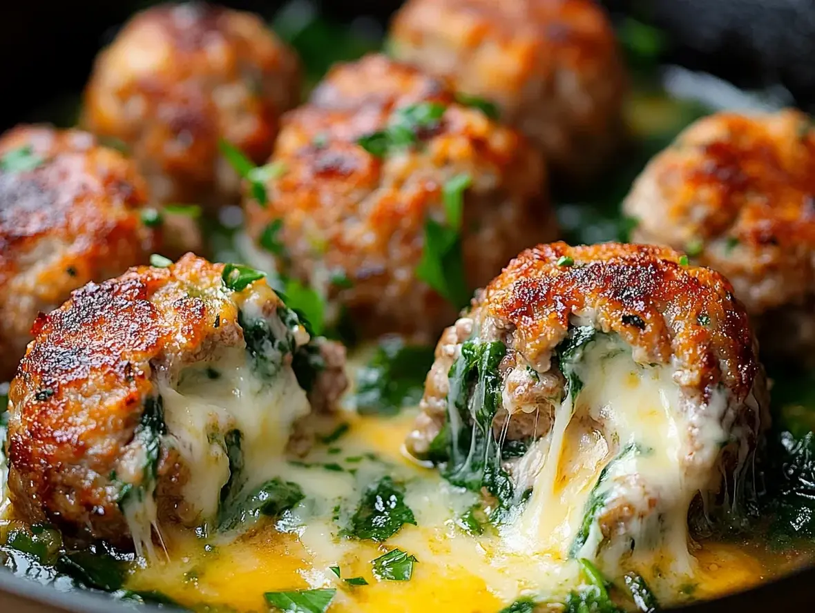 Mozzarella Stuffed Turkey Meatballs A Deliciously Easy Recipe