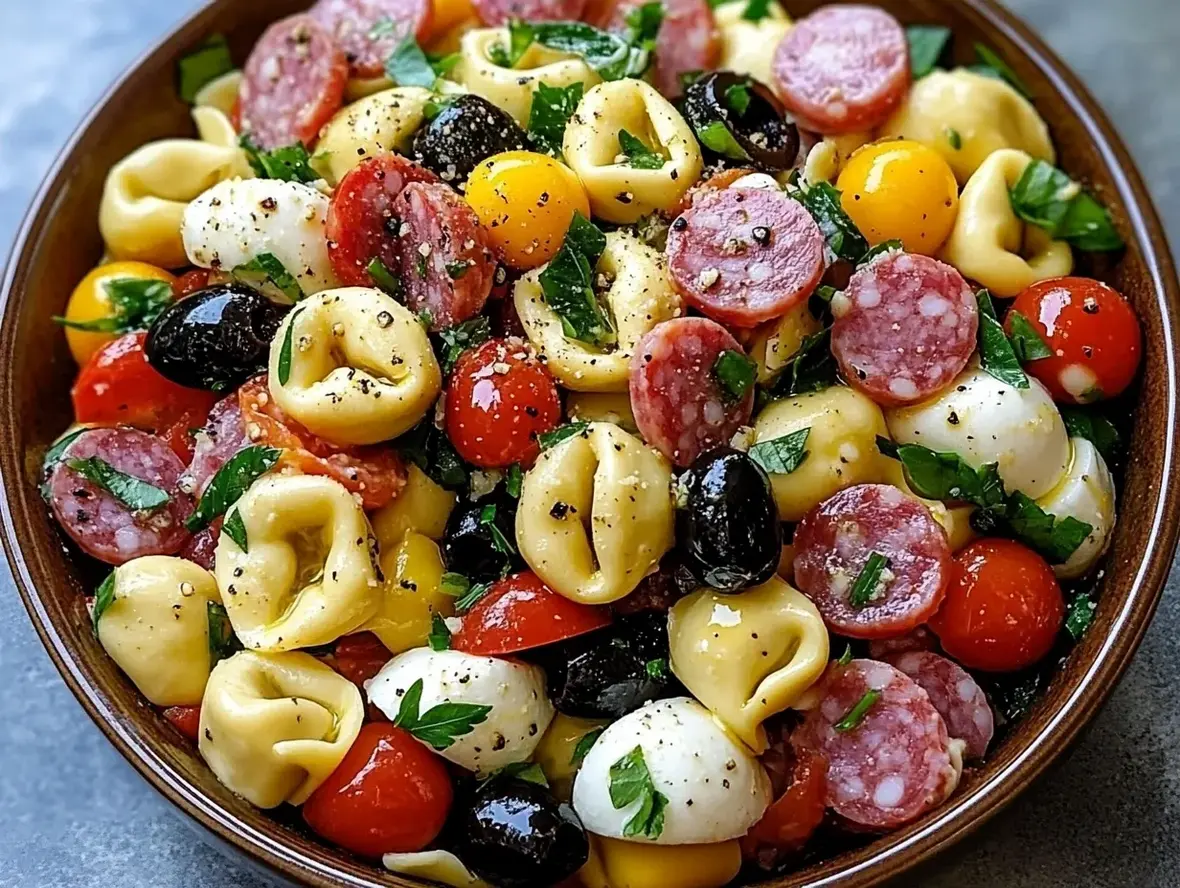 Pasta Salad With Tortellini Easy and Delicious Recipe