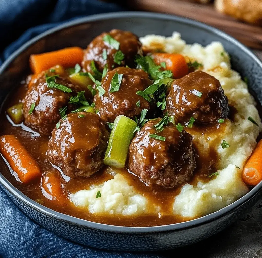 Frozen Meatball Pot Roast in a Dutch Oven