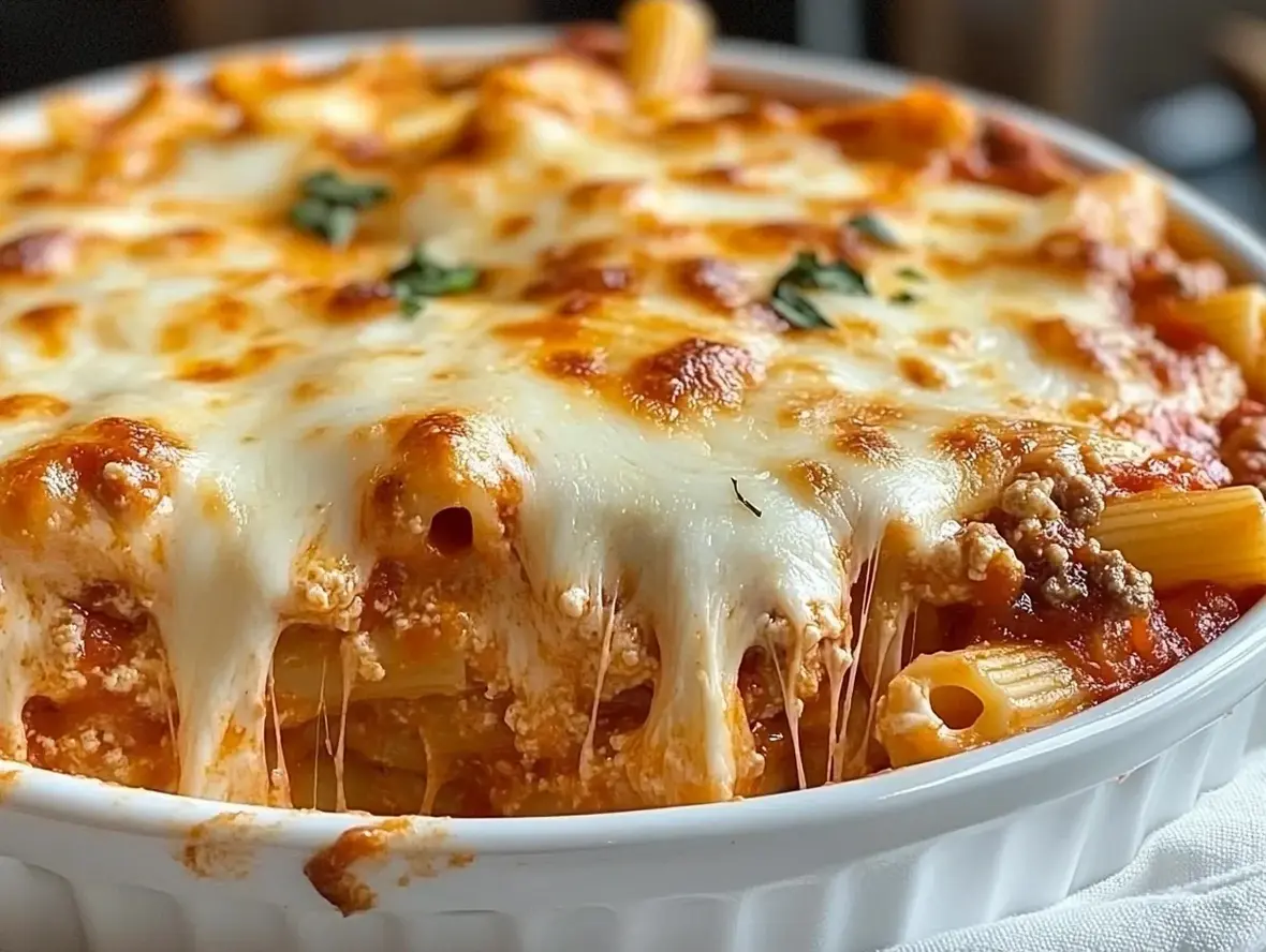 Ultimate Ground Beef Baked Ziti Recipe for Dinner