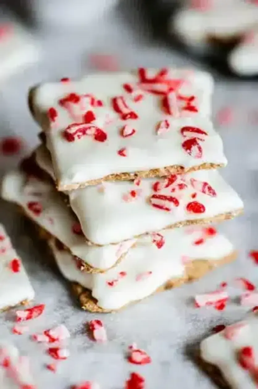 🍭 Holiday Peppermint White Chocolate Crackers Made Easy!