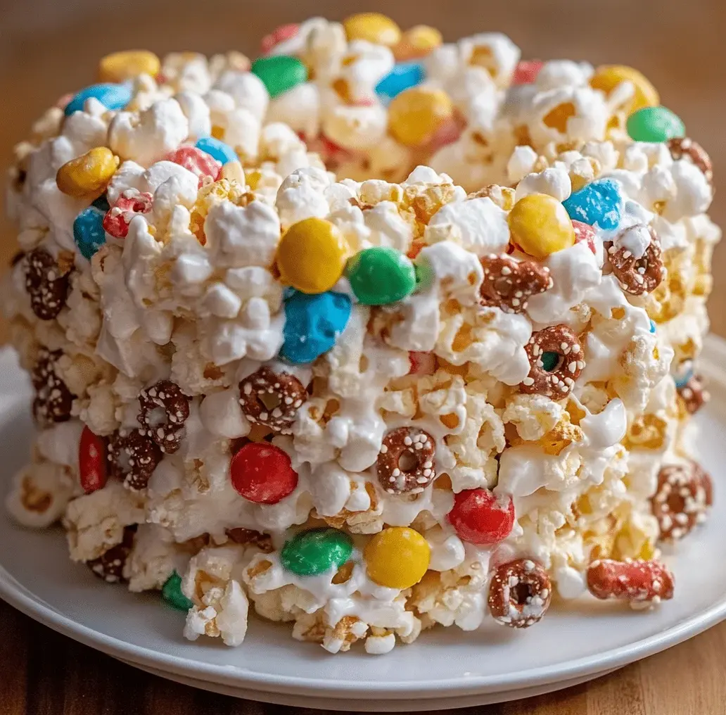 A close-up of white fluffy popcorn kernels being popped in a pot.