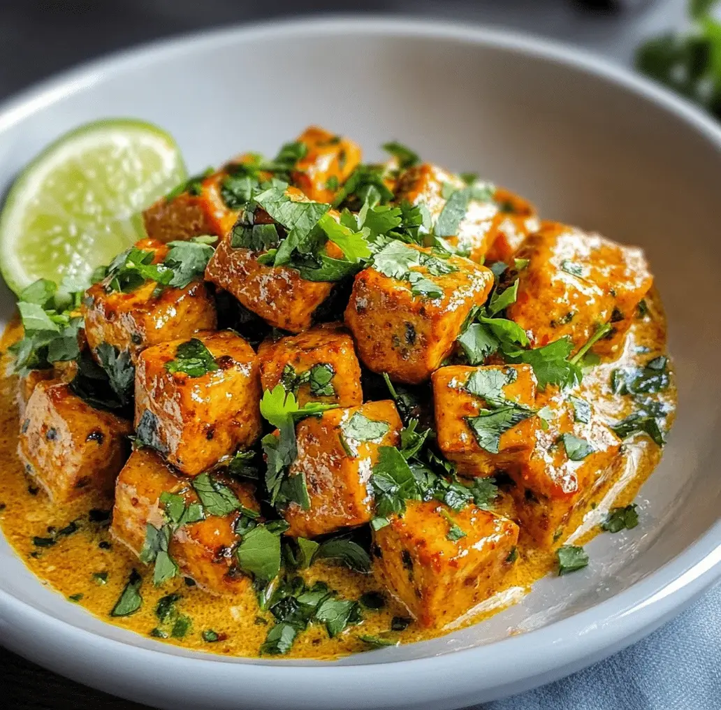 Spicy Tofu with Creamy Coconut Sauce Ingredients