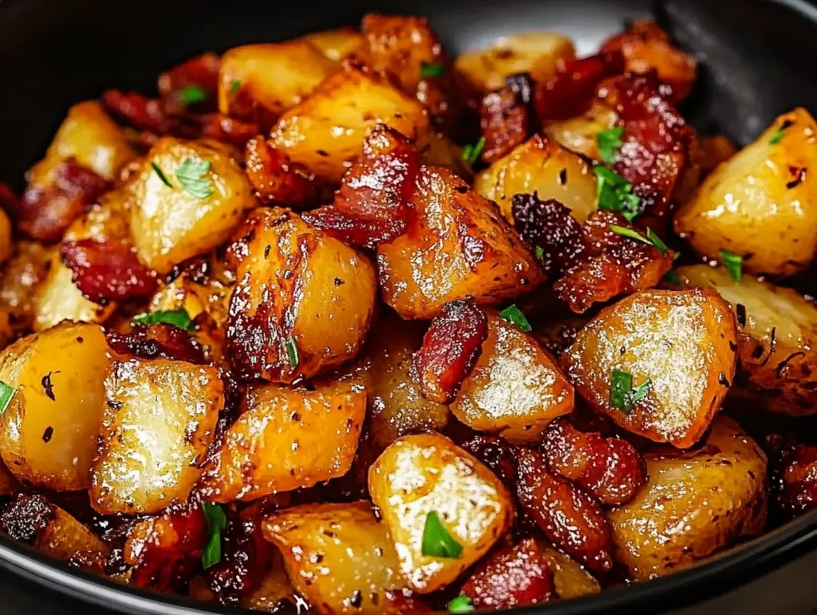 Honey Bacon Roasted Potatoes Recipe You'll Love